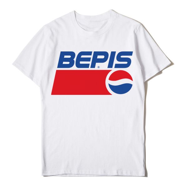 

pepsi cola bepis с коротким рукавом круглый вырез личность печать футболка женщина любители платье юбилей половина рукава лето, Gray