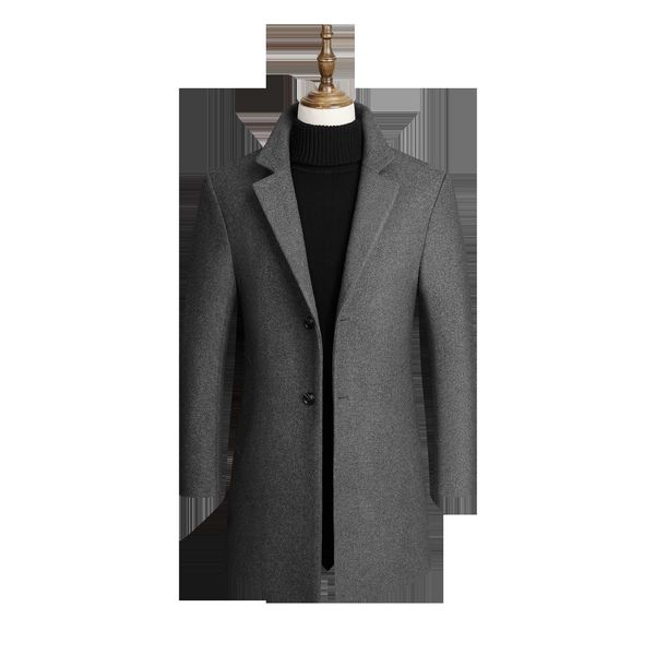 

mens trench coat 2019 new fashion designer men long coat men winter long coat slim trench jacket parka mens overcoat m-4xl, Black;brown