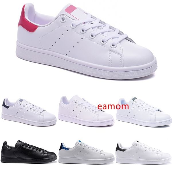 

дизайнер обуви мода стэн смит мужские женские мальчик девочка зеленый черный красный буле повседневная кожа спорт кроссовки кроссовки размер, Black