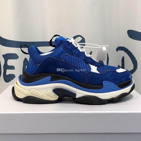 

mens designer shoes triple s sneakers woman fashion luxury designer women shoes size 35-45 model gczx07, Black