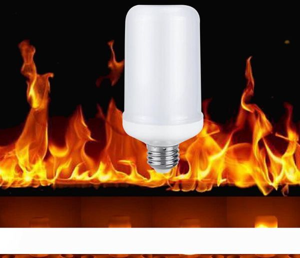 

E27 E26 2835 LED Flame Effect Fire Light Bulbs 5W Creative Lights Flickering Emulation Vintage Atmosphere Decorative Lamp