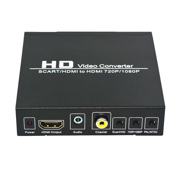 

premium scart to hdmi converter upscaler support hdmi connector