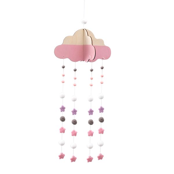

hanging clouds garland for baby shower wedding party decor