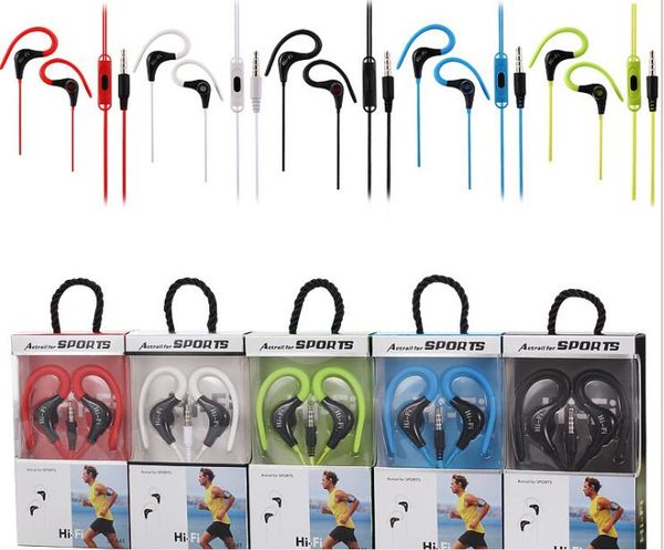 

sf-a41 hi-fi sports earphone universal 3.5mm headphone earbuds with microphone actrail for sports in-ear earphone for samsung mp3 mp4
