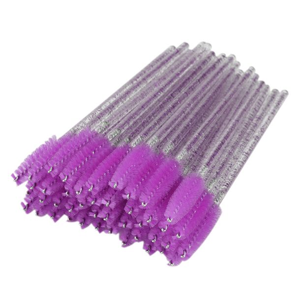 

100pcs disposable eyelash grafting eyelash crystal brush applicators mascara wands tools beauty makeup tool eye lash brush