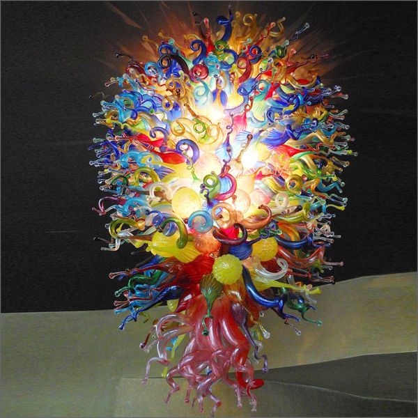 French Style Murano Glass Chandeliers Modern Bedroom Ceiling Light