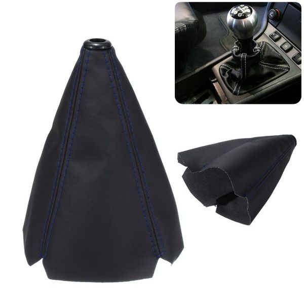 

16mm universal pu leather car auto gear shift collars carbon fiber car manual shifter gear shift boot cover gaiter