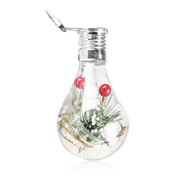 

bulb shape light wedding led hanging light clear luminous ball glitter fashion ornament l gift beautiful plastic solar