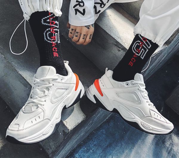 

2020 sport shoes for men sneakers zoom 2k m2k tekno 100 women oreo black dark grey for men's casual shoes sneaker