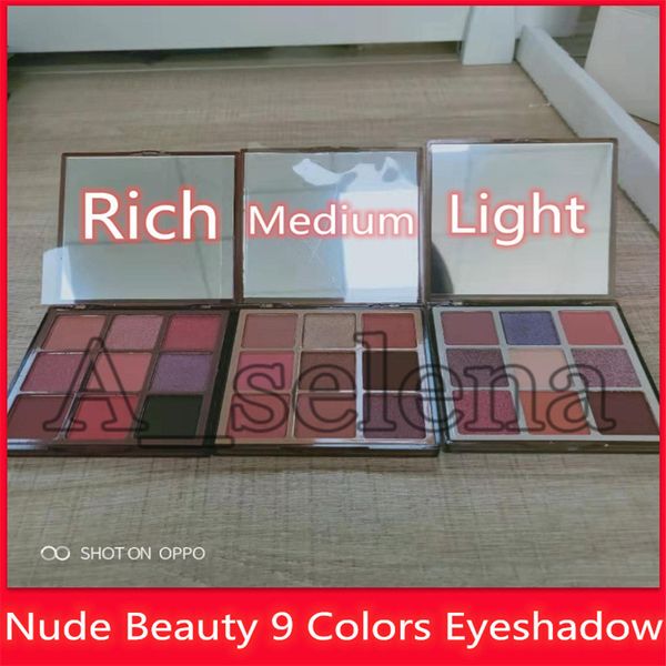 

new 9 colors shimmer eyeshadow make up eyeshadow with 3 styles rich light medium and dhl ing