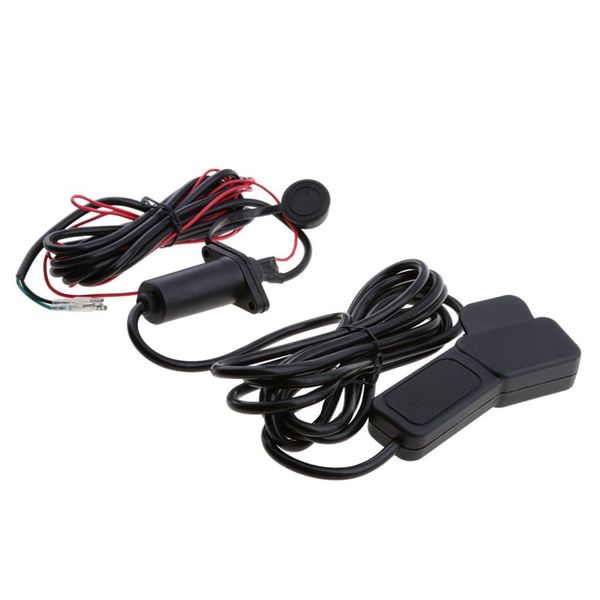 

universal 12v atv/utv winch corded remote rocker switch 11 inch waterproof