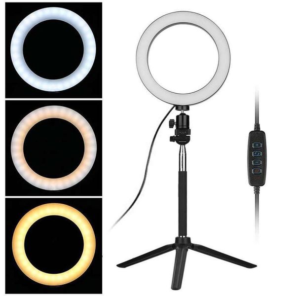 

ring 16 cm/20cm led selfie light dimmable led ring lamp p video camera phone light ringlight for live youtube fill light