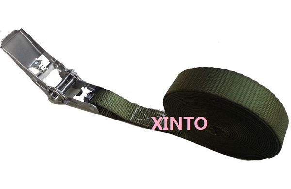 

25мм, 1", 1м--5м, 304 нержавеющих без крюка, храповика свяжите вниз груз хлеща пакет доставки ремень упаковки пояса собрания слинг