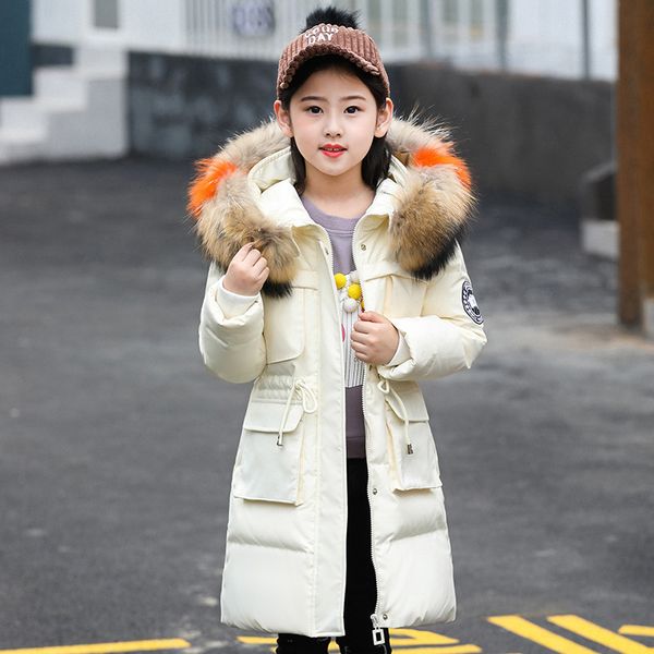 

5-15 ле деи девђки вниз кђѬки зим оле еплй длинное пало parka real еѬи е, Blue;gray