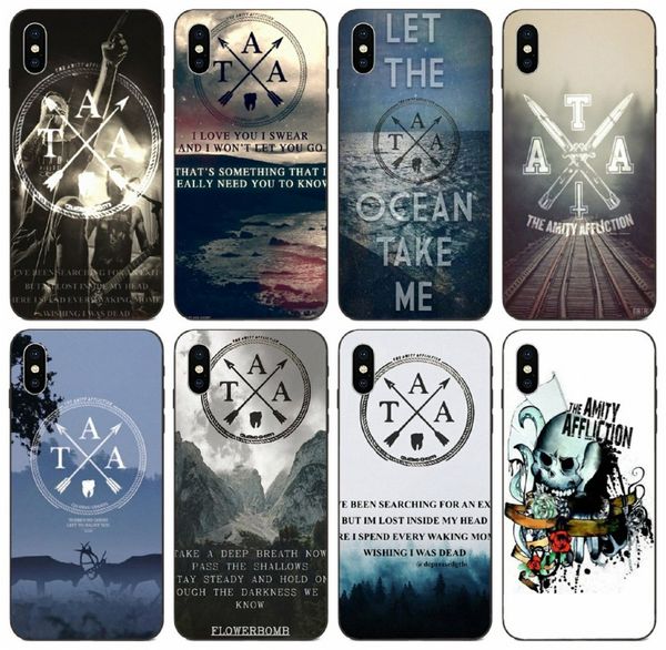 

[tongtrade] the amity affliction taa case for iphone 11 pro x xs max 6s 5s 5c 5 4s 4 galaxy a20 a20e a20s huawei nova 5 pro lg q stylus case