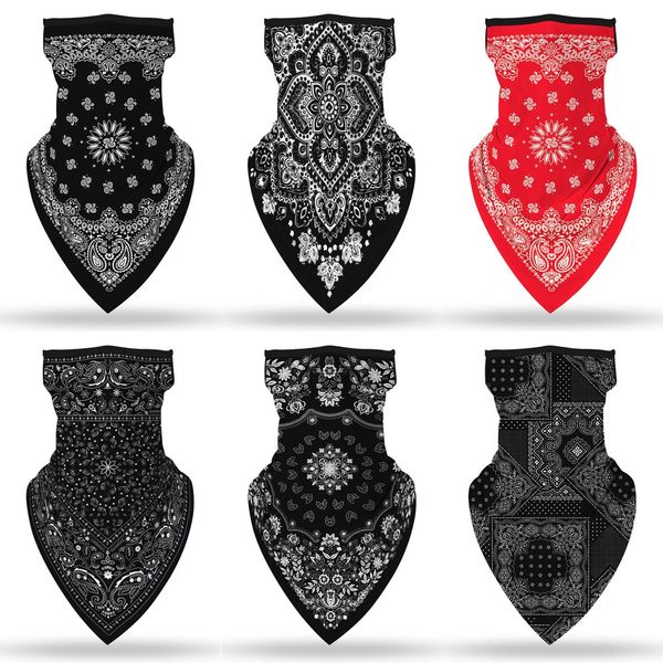 

yvc5a доставка шарф шарф пылезащитная маска 16 стилей шелк шифон носовой платок открытый ветрозащитный половина лица лицо солнцезащитные мас, Black