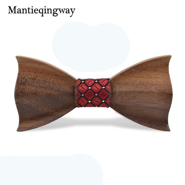 

mantieqingway children wedding business suits wood bowtie necktie solid wooden bowtie gravatas kids boys girls wedding bow tie, Black;gray