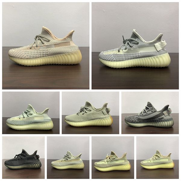 

3m static black reflective kanye west antlia synth lundmark gid glow true form clay zebra cream women running shoes mens designer sneakers