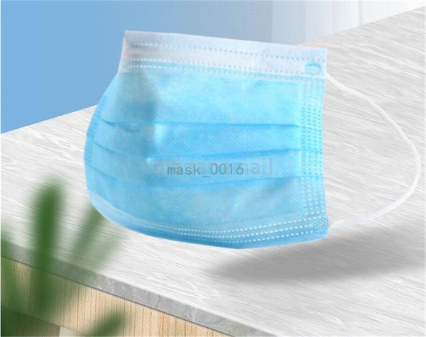

маска для лица одноразовая на складе высокого качества синий non woven ear loop 3ply 1pcs dust mascarillas mouth mascherine маски dhl беспла