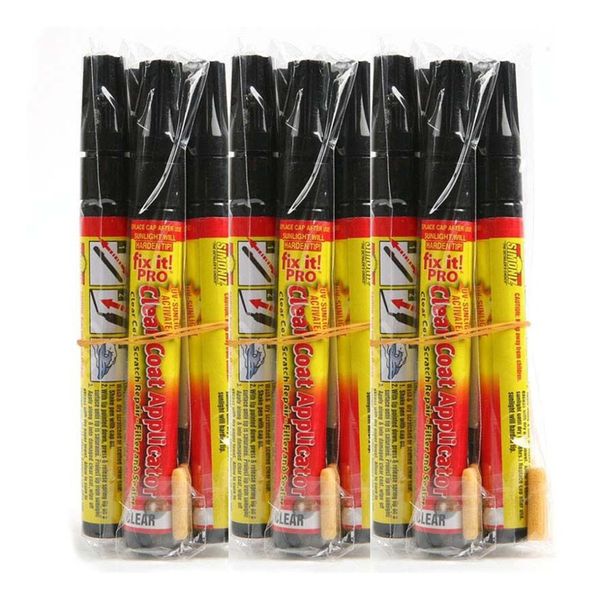 

2pcs car clear coat applicator fix it pro clear car scratch repair remover pen car-styling cleaning tools
