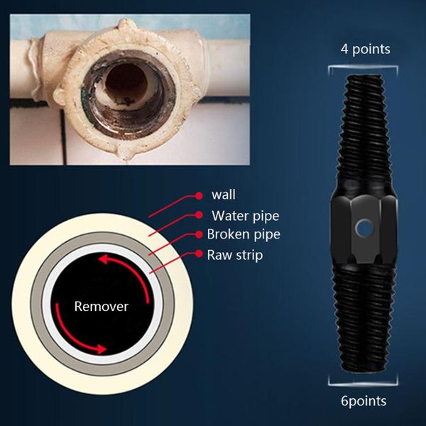 

broken screw extractor diy tools damaged bolt home drill bits remover dual use multifunctional stripped stud high-carbon steel