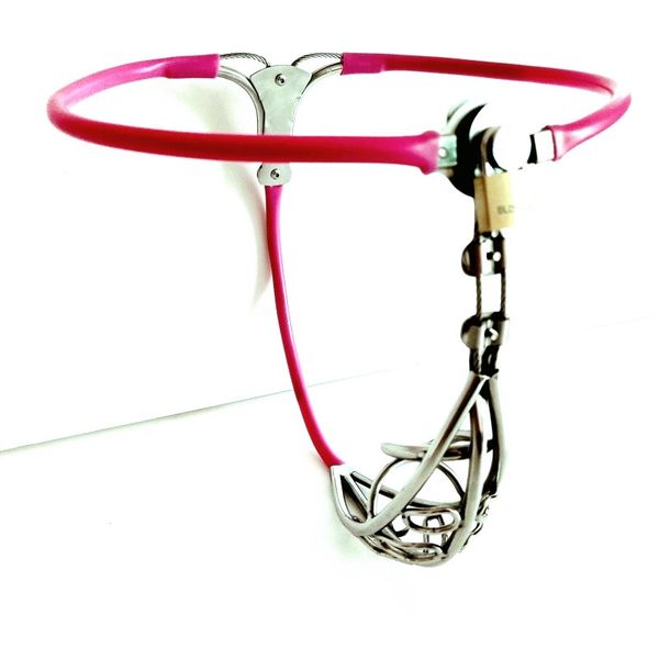 

new design chastity pants stainless steel male chastity belt bondage fetish hollow out chastity cage restraint device toys