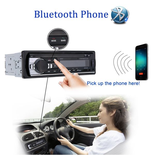 Car Stereo Bluetooth Radio Audio Player Receiver In Dash Fm Aux