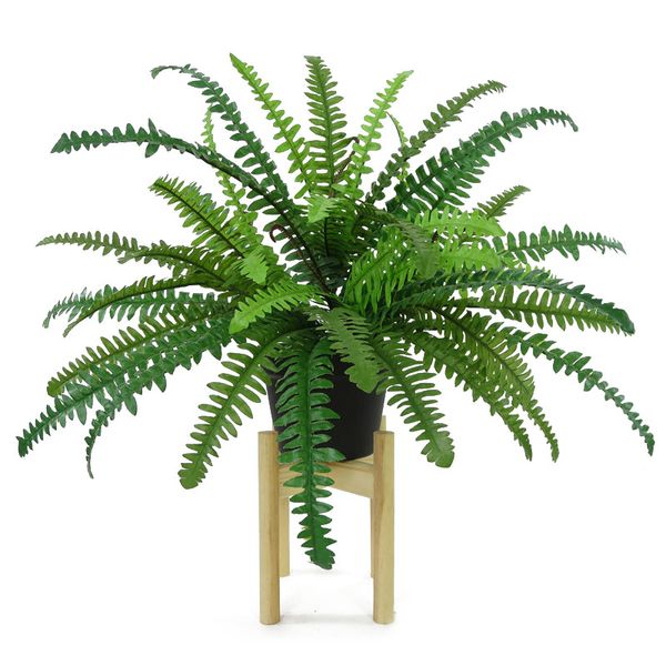 

wedding decoration simulation plant green leaves big persian grass fern leaves bundle fake plants home garden wall fittings