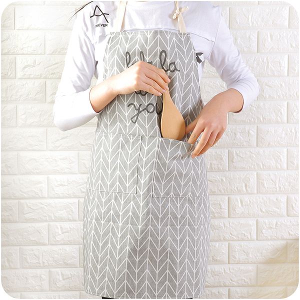 

kitchenace 1pc cotton apron bib for women cooking baking pastry bbq kitchen housekeeping gadgets & tools household accessories