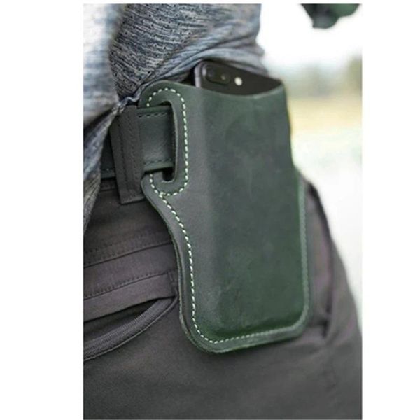 

belt bag women 2020 suitable for iphone mobile phone bag portable leather envelope case outdoor tool belt for men m6