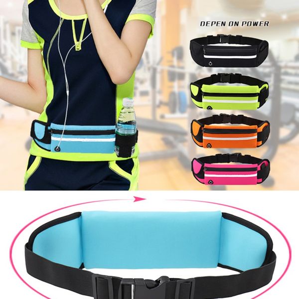 

running waist bag sport pack waterproof cycling bag belt fanny waist pouch outdoor travel racing hiking gym fitness ba