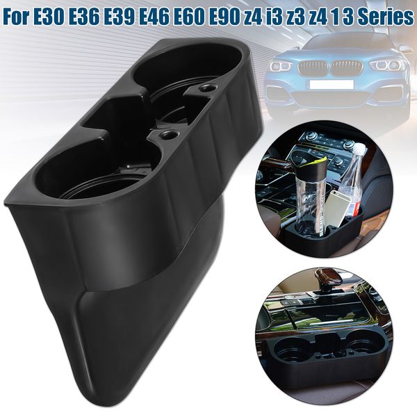 Für Bmw E30 E36 E39 E46 E60 E90 Z4 I3 Z3 Z4 1 3 Serie Auto Schwarz Front Getränkebecherhalter Auto Vorne Mittelkonsole Tasse Rack237I