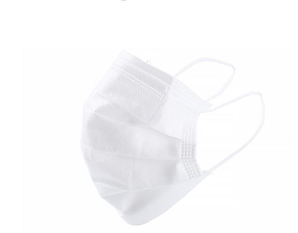 

face mask white black/white/pink face mask 3ply masks with comfortable earloop breathable mascherine non woven mouth er for personal home u
