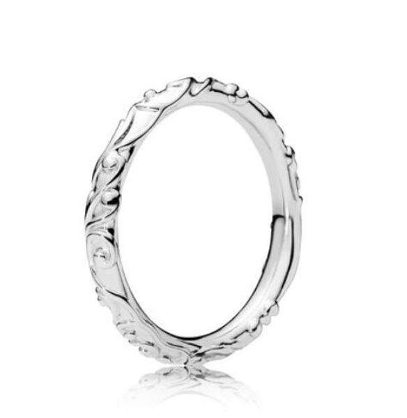 

original 925 sterling silver ring regal pattern swirling regalesque rings for women wedding party gift fashion jewelry, Slivery;golden