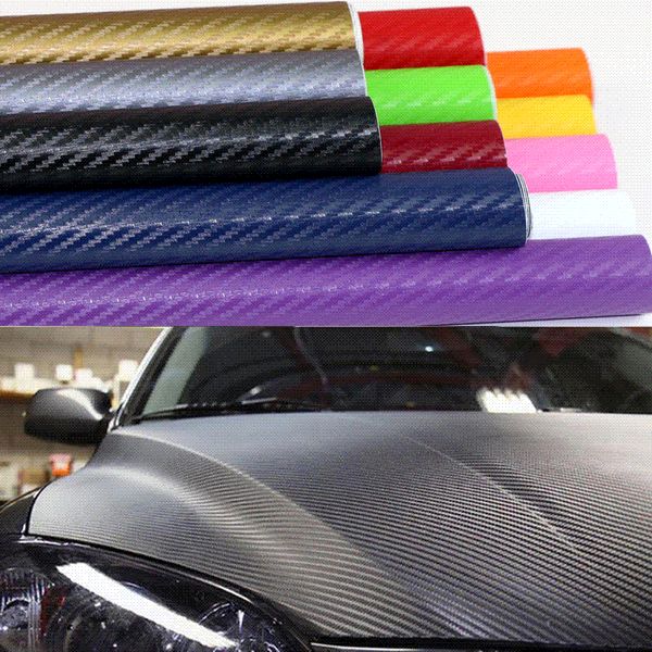 2019 Car Styling Sticker 200x50cm 3d 4d Carbon Fiber Vinyl 3m Waterproof Diy Motorcycle Auto Accessories Stickers From Baidu8 28 5