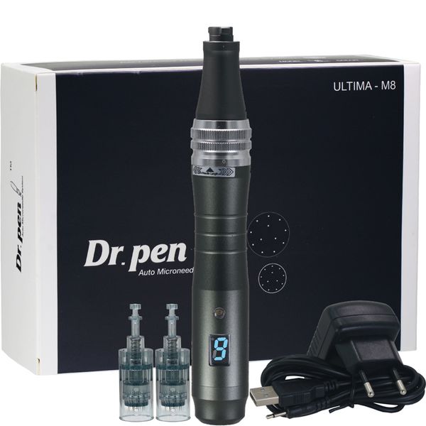 

dr.pen ultima m8 electric professional anti-aging facail scar acne skin therapy face care beauty tools kit