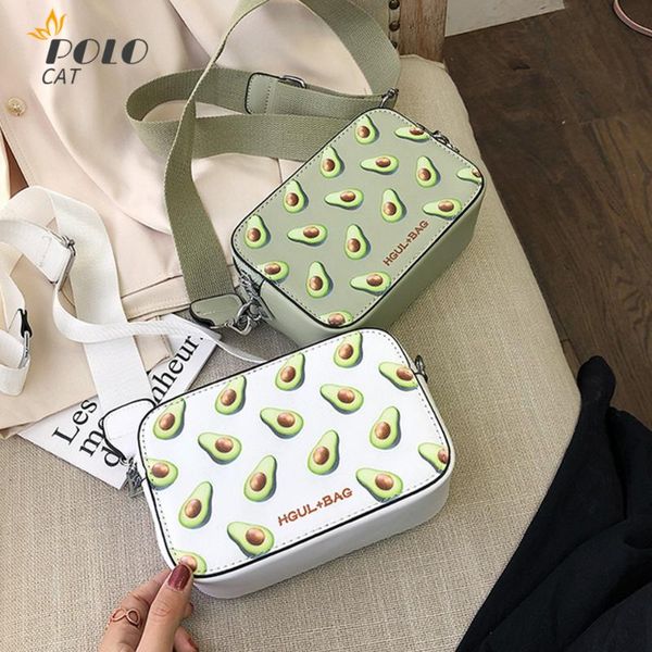 

fruit avocado handbags small box shape shoulder bags strawberry crossbody watermelon messenger bag fashion flap for girls bags