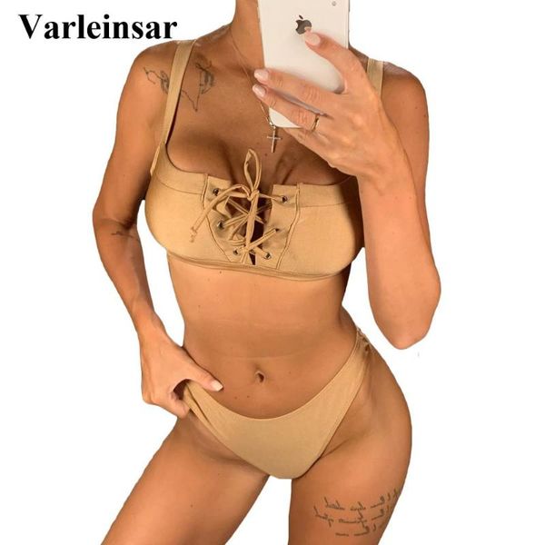 

bikinis set 2021 bikini women swimwear female swimsuit two-pieces brazilian bather bathing suit swim v1726