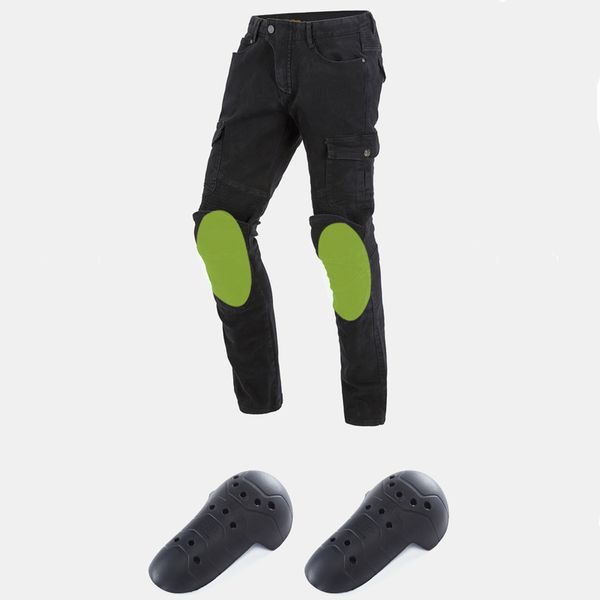 

men motocross pants jeans motorcycle ride jeans leisure slim version with knee pads knight pants summer riding for komine, Black;blue