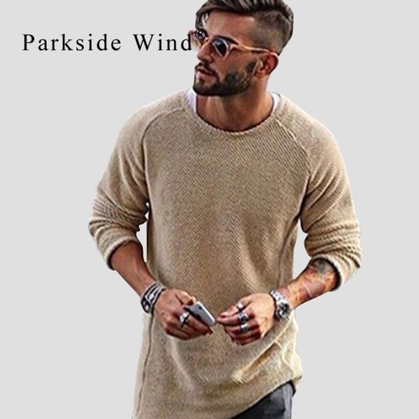 

parkside wind 2018 slim men sweater o-neck male knitting jumper casual quality knitted solid color masculino pullovers sma1544-4, White;black