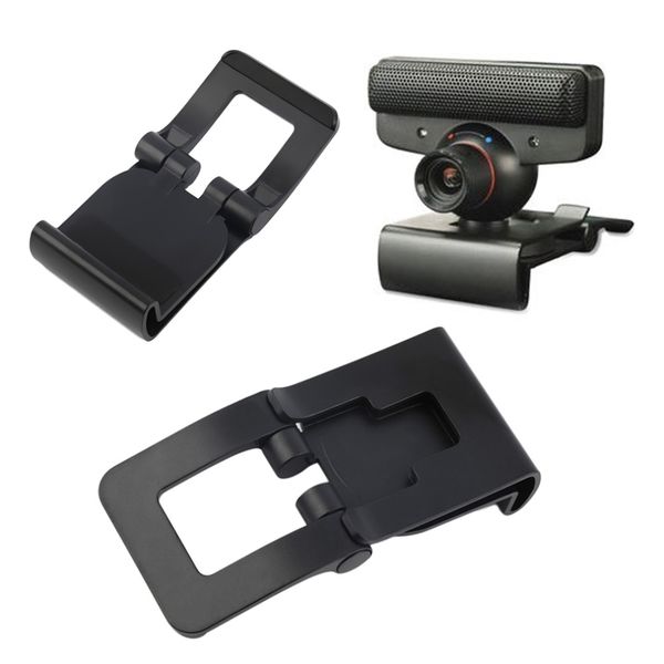 

new black tv clip bracket adjustable mount holder stand for sony playstation 3 for ps3 move controller eye camera wholesale