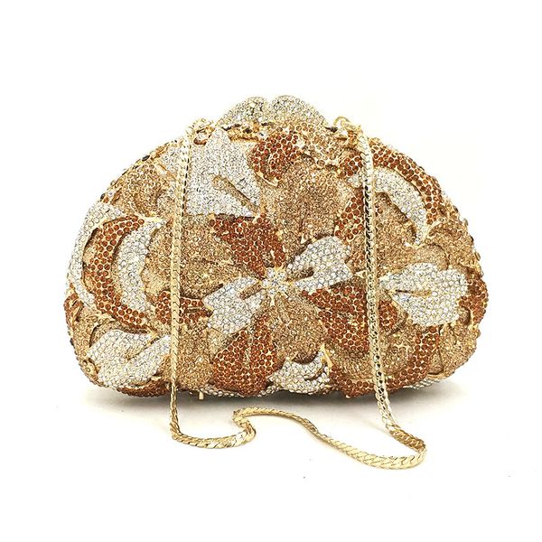 

flower pattern european evening clutch lady american style messenger bag personality clutch wallet