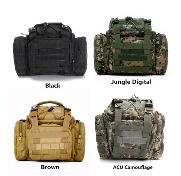 

outdoor military army tactical shoulder bags trekking sports travel rucksacks camping hiking trekking camouflage waist bags