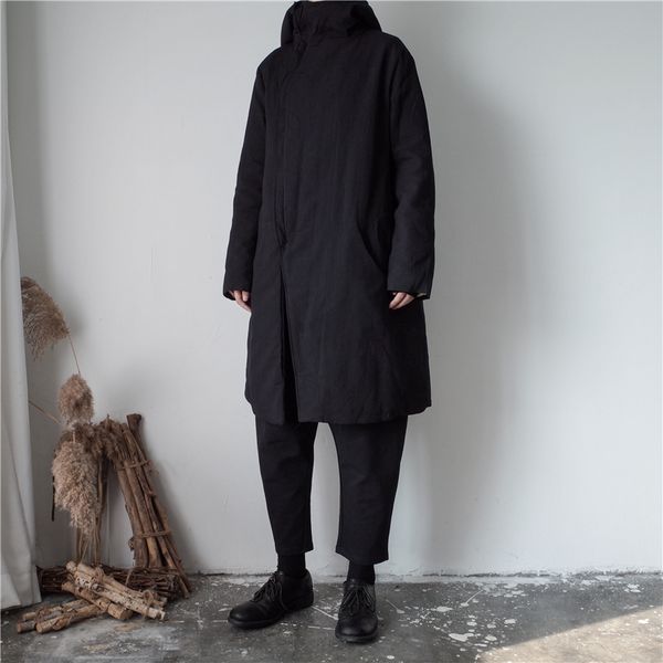 

women's down & parkas 2021 autumn winter stand collar long sleeve black loose keep warm cotton-padded coat women jacket fashion