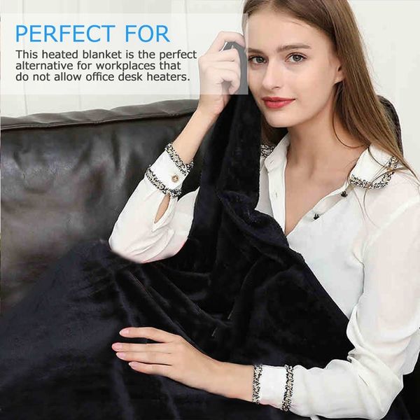 

blankets usb electric shawl heating blanket pad scarf