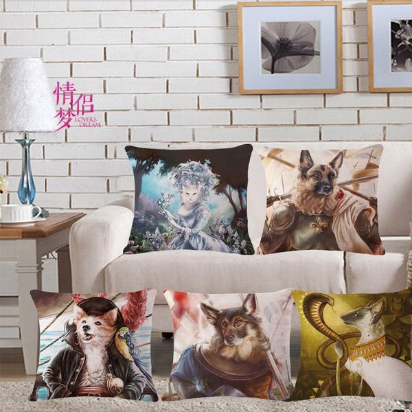 

originality cool dog cotton and hemp flax pillow back cushion loose coat
