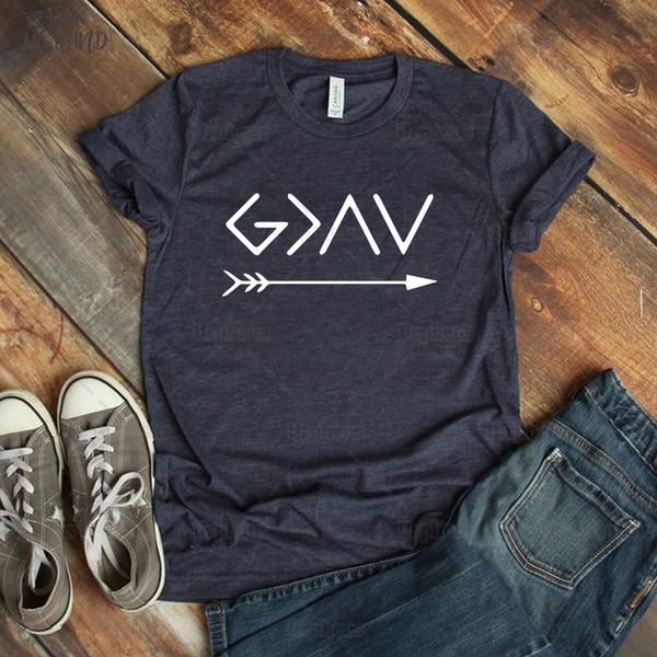 

god is greater than the high and the lows shirt god is v neck greater tshirt christian tee faith summer short sleeve, White