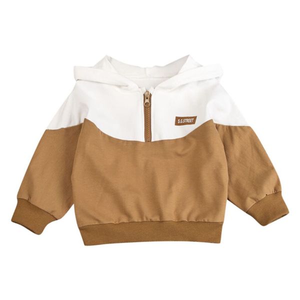 

baby boy clothes toddler baby kids boys hooded pullover sweatshirt t-shirt clothes l501008, Black