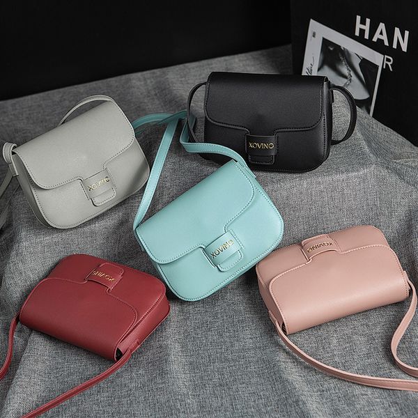 

fashion korean version pu small square bag women's shoulder bag messenger mobile phone