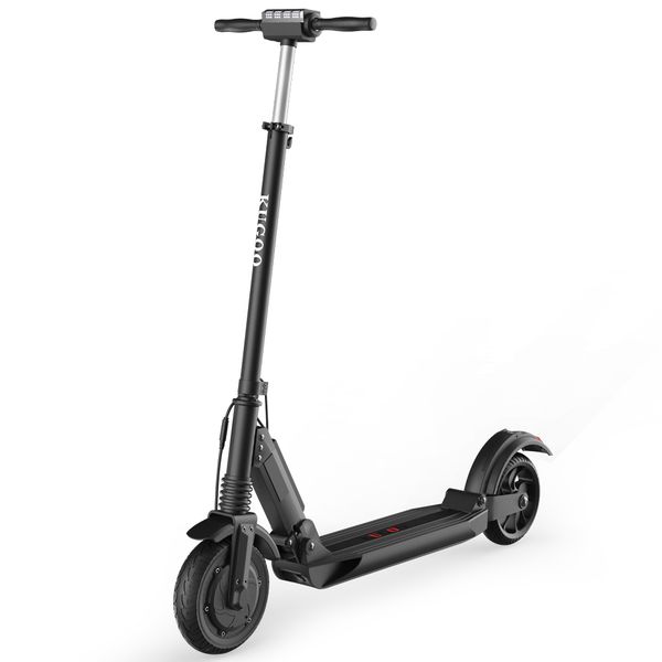 

s1 folding electric scooter 350w motor lcd display screen 3 speed modes 8.0 inches solid rear anti-skid tire ip54 waterproof, Silver;blue